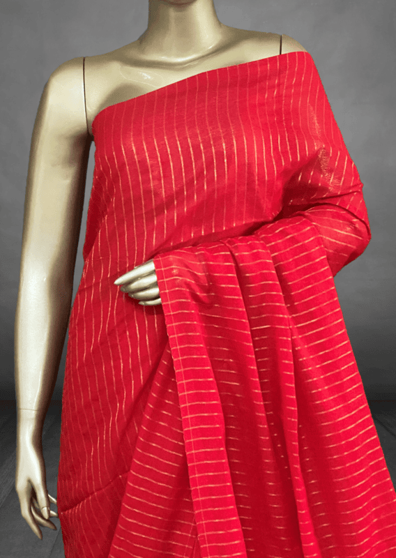 Veeksha - The Stripes Cotton Saree SWS98