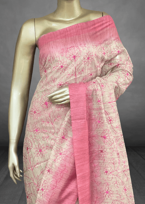 Apsara - The Tussar Saree in Thread Embroidery SWS125