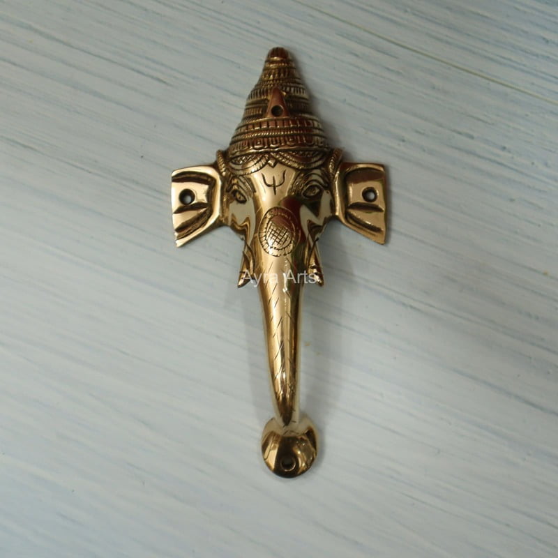 Ganesha Door Handle - 8.2 Inch Height