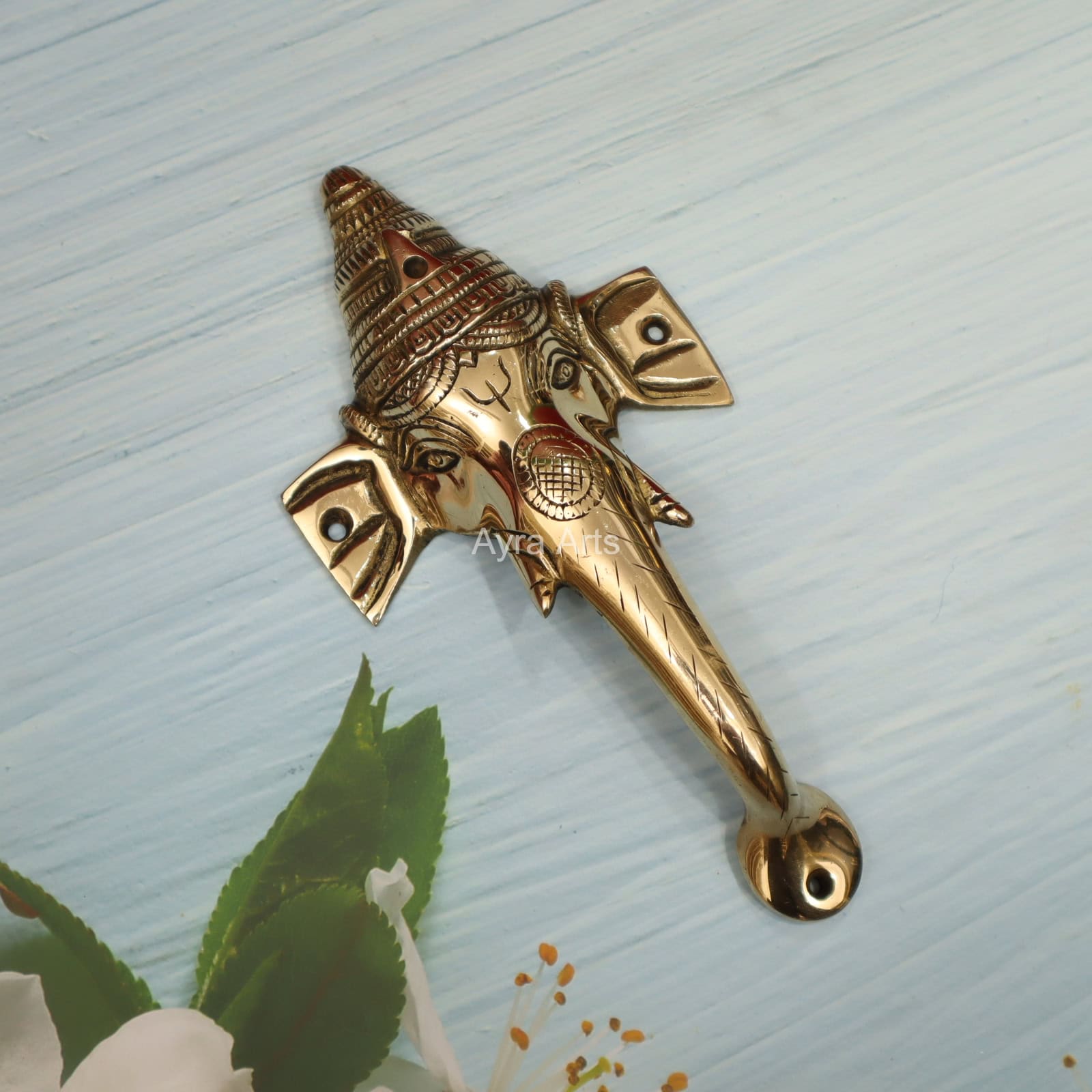 Ganesha Door Handle - 8.2 Inch Height