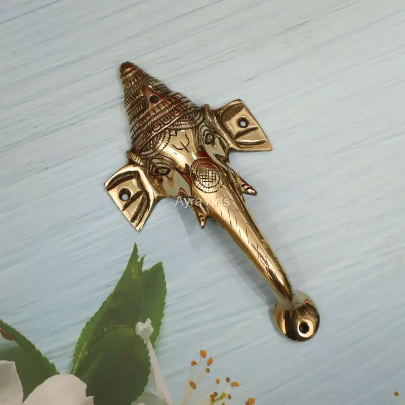 Ganesha Door Handle - 8.2 Inch Height