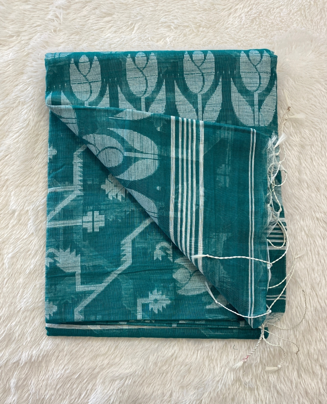 Tanu - The Cotton Saree in Jamdani Weave SWS93