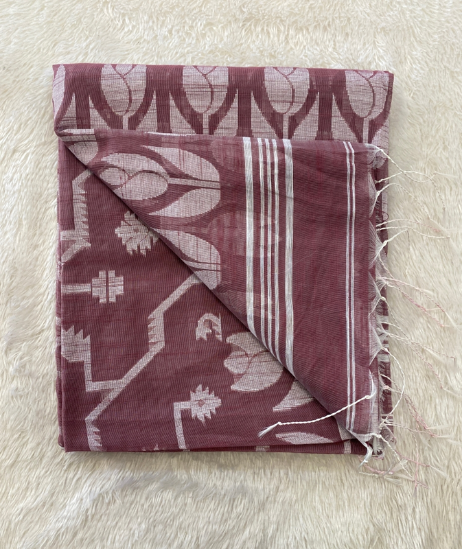 Tanu - The Cotton Saree in Jamdani Weave SWS93