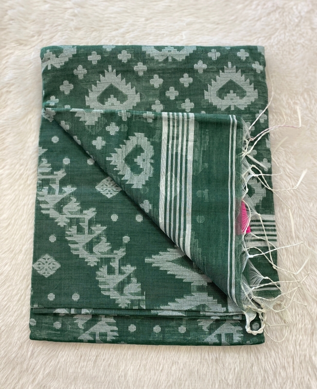 Tanu - The Cotton Saree in Jamdani Weave SWS95