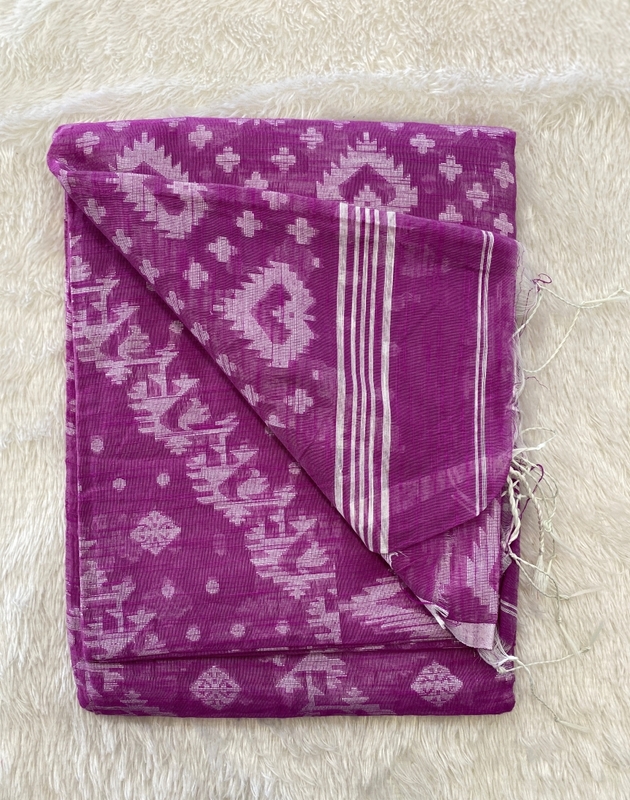Tanu - The Cotton Saree in Jamdani Weave SWS95
