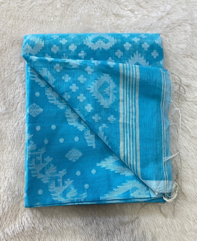 Tanu - The Cotton Saree in Jamdani Weave SWS95
