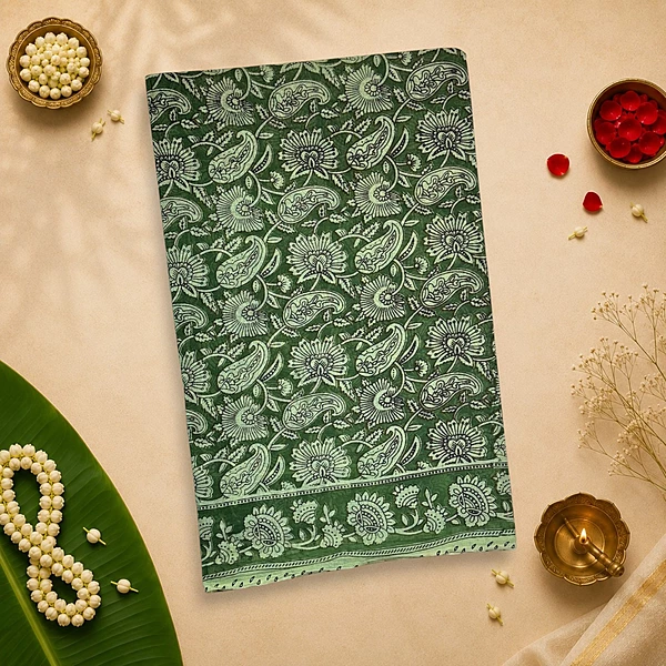 ZORA Cotton Jaipur - JPC - 11-GREEN
