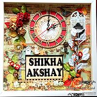 Square Nameplate for your entrance wall - fully custom designed