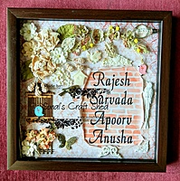 Square Nameplate for your entrance wall - fully custom designed