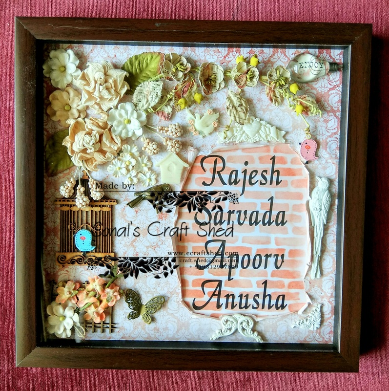 Square Nameplate for your entrance wall - fully custom designed