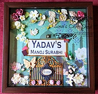 Square Nameplate for your entrance wall - fully custom designed