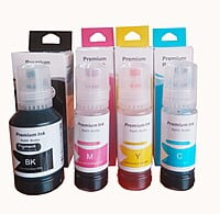 compatible Refill Ink for EPN L3156, L5190,L3115,L3150,L3110,L1110,L3116 Ink Tank Printer (Black 127 ml & CMY 70ml) compatible Refill Ink for EPN L3156, L5190,L3115,L3150,L3110,L1110,L3116 Ink Tank Printer (Black 127 ml & CMY 70ml)