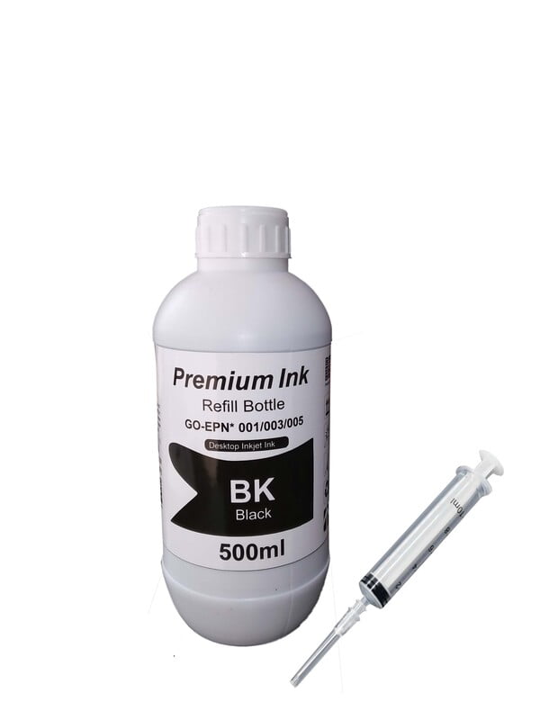 001 / 003 / 005 Compatible Refill Ink for EPN L4150 L4160 L6160 L6170 L6190 Ink Tank Printer Black 500 ml 001 / 003 / 005 Compatible Refill Ink for EPN L4150 L4160 L6160 L6170 L6190 Ink Tank Printer Black 500 ml
