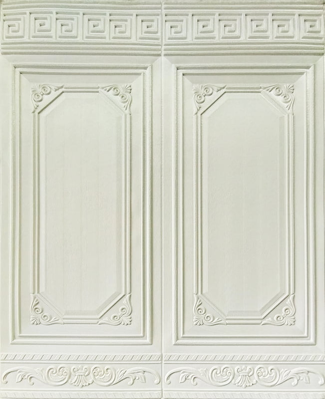 3D Self Adhesive cushioning Wall Stickers White SB1909 3D Self Adhesive cushioning Wall Stickers White SB1909