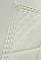 White Cushioning 4 Square Boxes Wall Stickers Panel Self Adhesive