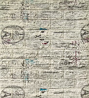 3D Self Adhesive Black & White Mix Brick Wall Stickers