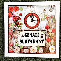 Square Nameplate for your entrance wall - fully custom designed