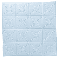 White E0015 Wall Stickers Panel Self Adhesive