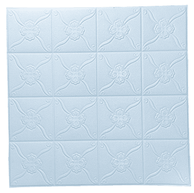 White E0015 Wall Stickers Panel Self Adhesive