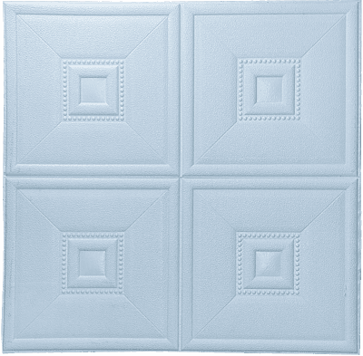 White 4 Box Wall Stickers Panel Self Adhesive