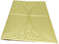 Golden Cushioning 4 Box Wall Stickers Panel Self Adhesive