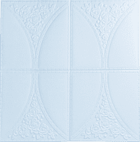 White Cushioning 4 Box Wall Stickers Panel Self Adhesive