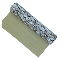 3D Self Adhesive Brown Mix Brick Wall Stickers