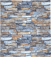 3D Self Adhesive Mixed Colour Brick Wall Stickers