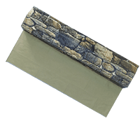 3D Self Adhesive Grey Mix Brick Wall Stickers