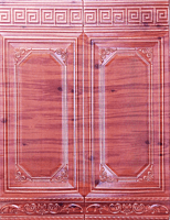 3D Self Adhesive cushioning Wall Stickers Rose Wood