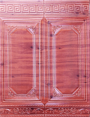 3D Self Adhesive cushioning Wall Stickers Rose Wood