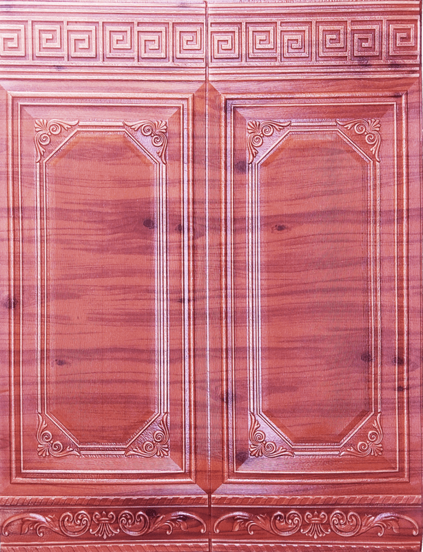 3D Self Adhesive cushioning Wall Stickers Rose Wood