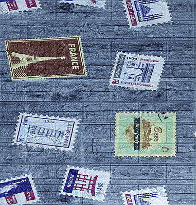 3D Self Adhesive Printed Brick Wall Stickers