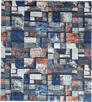 3D Self Adhesive Mix Colour Brick Wall Stickers