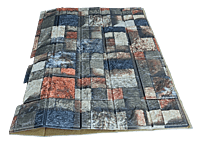 3D Self Adhesive Mix Colour Brick Wall Stickers