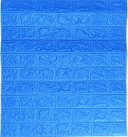 3D Self Adhesive Dark Blue Brick Wall Stickers