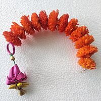 Reusable Marigold with Palm hanging