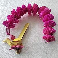 Reusable Marigold with Palm hanging