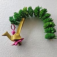 Reusable Marigold with Palm hanging