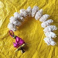 Reusable Marigold with Palm hanging