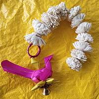 Reusable Marigold with Palm hanging