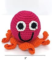 Crochet Octopus Rattle Ball