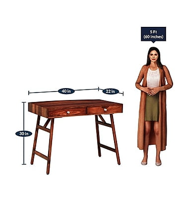 VIKINTERIO Sheesham Wood nested Study table VIKINTERIO Sheesham Wood nested Study table