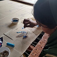 Zardozi Crane Sling Bag Zardozi Crane Sling Bag