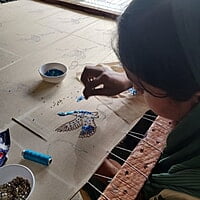 Zardozi Crane Sling Bag