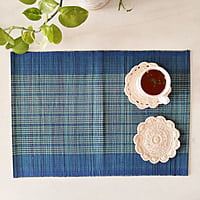 Madur Blue Base Table Mat (Set of 6)
