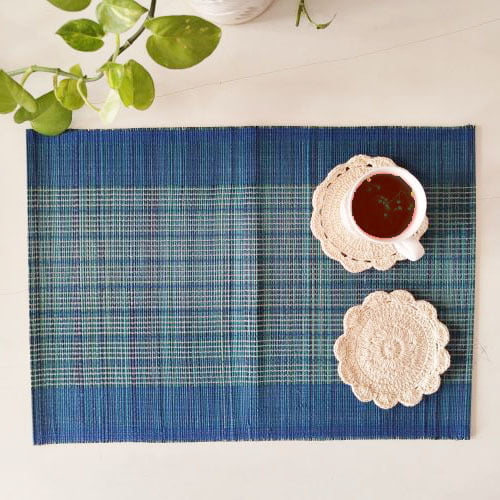 Blue Base Table Mat (Set of 6) Blue Base Table Mat (Set of 6)