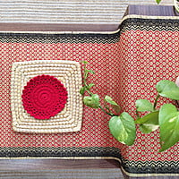 Red Honey Comb Runner Red Honey Comb Runner