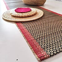 Madur Black Honey Comb Runner Madur Black Honey Comb Runner