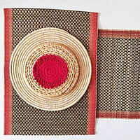 Madur Black Honey Comb Runner Madur Black Honey Comb Runner